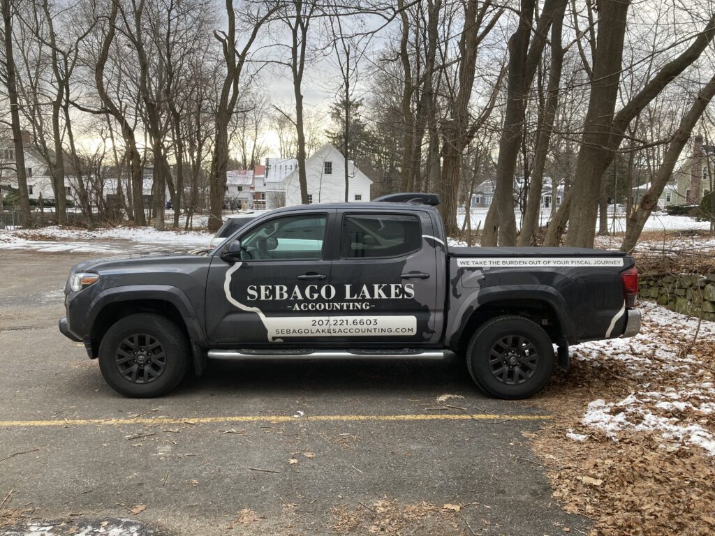 Sebago Lakes Accounting Truck